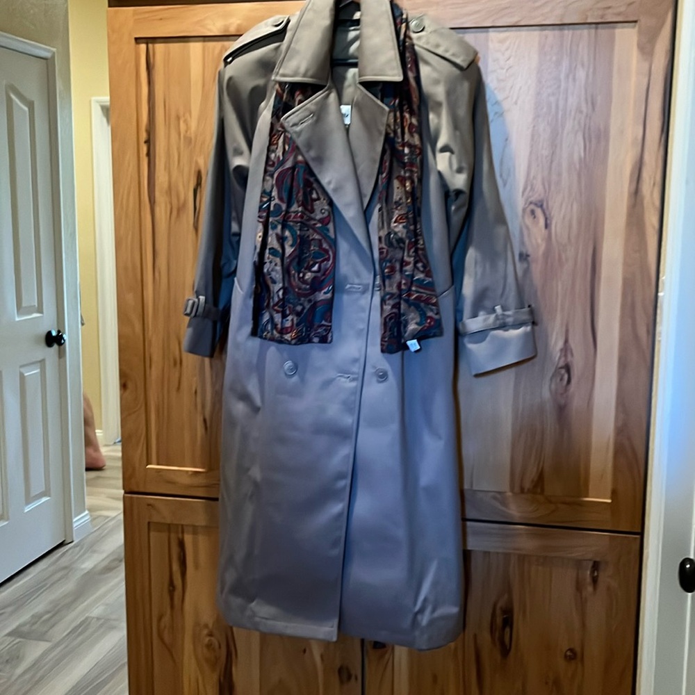 John Wells, size 12 petite duster, winter or fall jacket